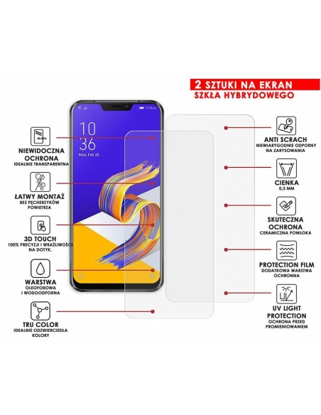 PANCERNE SZKŁO HYBRYDOWE ASUS ZENFONE 5Z ZS620KL