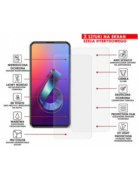 PANCERNE SZKŁO HYBRYDOWE ASUS ZENFONE 6 ZS630KL