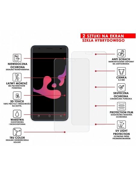 PANCERNE SZKŁO HYBRYDOWE MYPHONE FUN 8