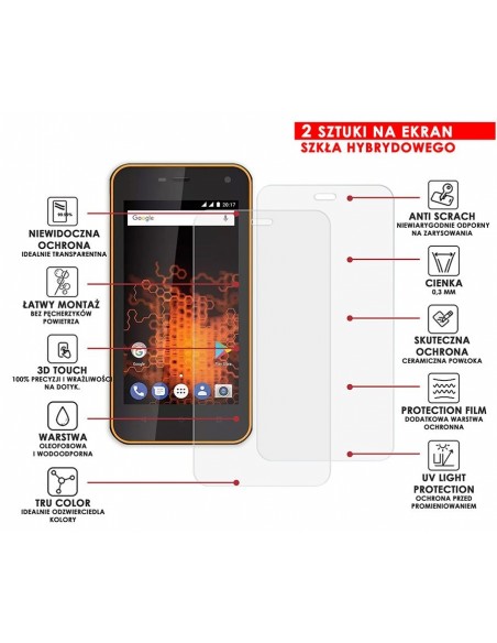 PANCERNE SZKŁO HYBRYDOWE MYPHONE HAMMER ACTIVE