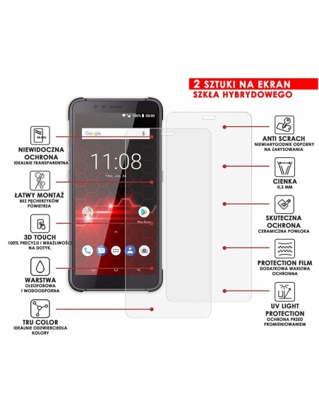 PANCERNE SZKŁO HYBRYDOWE MYPHONE HAMMER BLADE 2 PRO