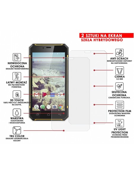 PANCERNE SZKŁO HYBRYDOWE KRUGER&MATZ DRIVE 5