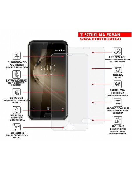 PANCERNE SZKŁO HYBRYDOWE KRUGER&MATZ LIVE 5