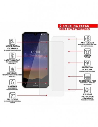 PANCERNE SZKŁO HYBRYDOWE NOKIA 2.2