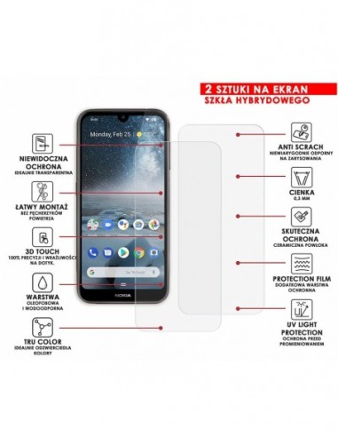 PANCERNE SZKŁO HYBRYDOWE NOKIA 4.2