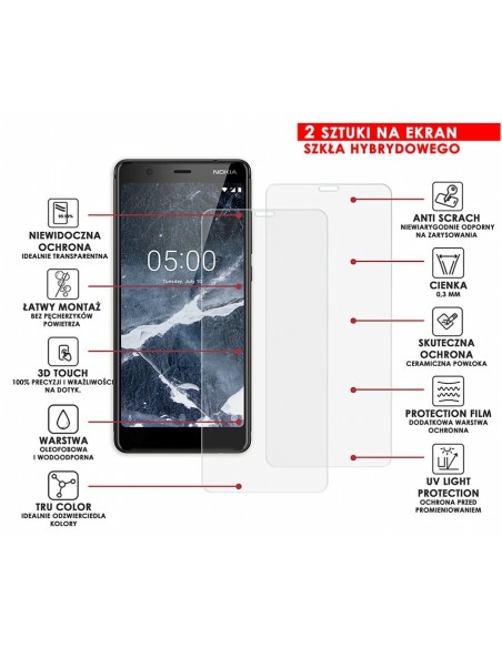 PANCERNE SZKŁO HYBRYDOWE NOKIA 5.1