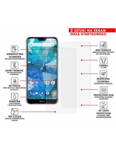 PANCERNE SZKŁO HYBRYDOWE NOKIA 7.1