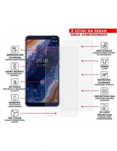 PANCERNE SZKŁO HYBRYDOWE NOKIA 9... PANCERNE SZKŁO HYBRYDOWE NOKIA 9...