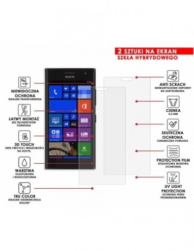 PANCERNE SZKŁO HYBRYDOWE NOKIA LUMIA 735