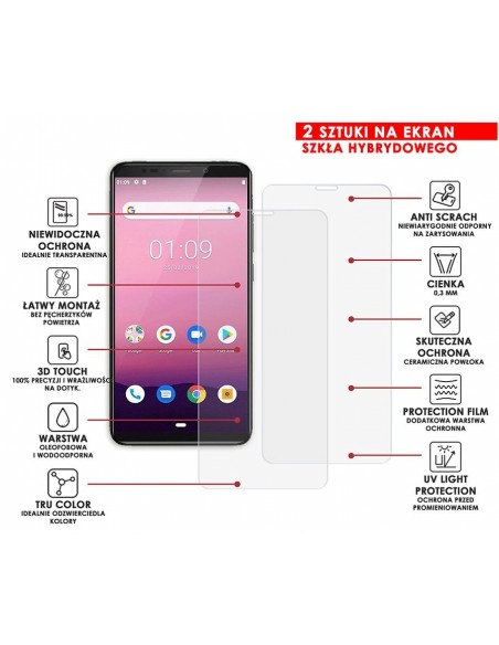 PANCERNE SZKŁO HYBRYDOWE CUBOT J7