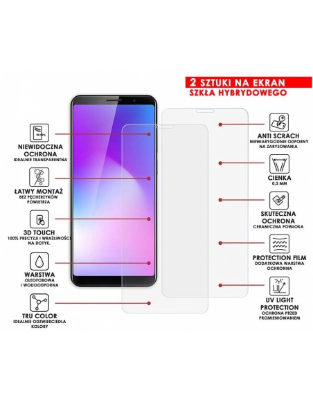 PANCERNE SZKŁO HYBRYDOWE CUBOT POWER