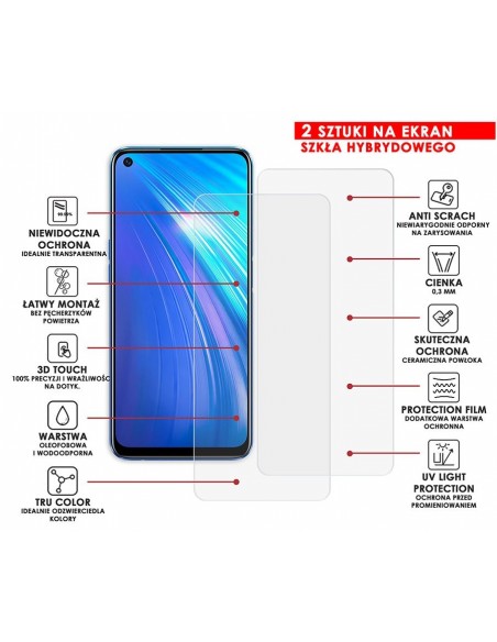 PANCERNE SZKŁO HYBRYDOWE REALME 6