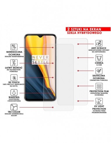 PANCERNE SZKŁO HYBRYDOWE ONEPLUS 7