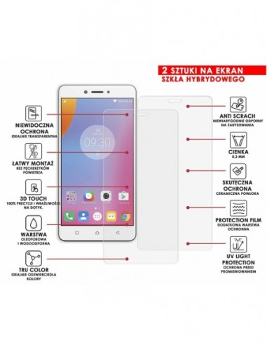 PANCERNE SZKŁO HYBRYDOWE LENOVO K6 NOTE