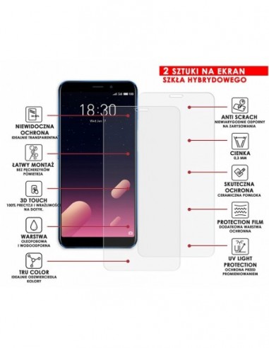 PANCERNE SZKŁO HYBRYDOWE MEIZU M6S
