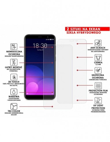 PANCERNE SZKŁO HYBRYDOWE MEIZU M6T