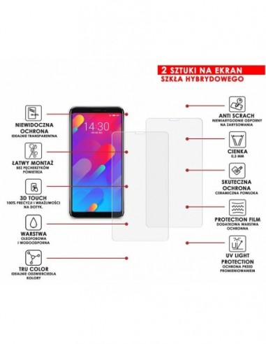 PANCERNE SZKŁO HYBRYDOWE MEIZU M8
