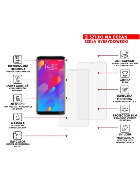 PANCERNE SZKŁO HYBRYDOWE MEIZU M8