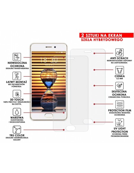 PANCERNE SZKŁO HYBRYDOWE MEIZU PRO 7
