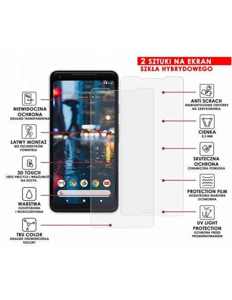 PANCERNE SZKŁO HYBRYDOWE GOOGLE PIXEL 2 XL