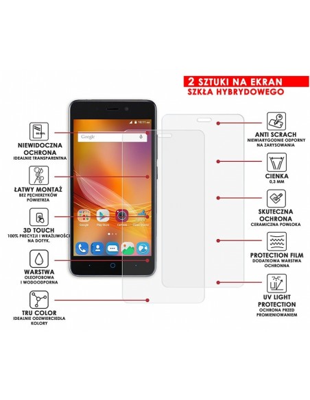 PANCERNE SZKŁO HYBRYDOWE ZTE BLADE A452