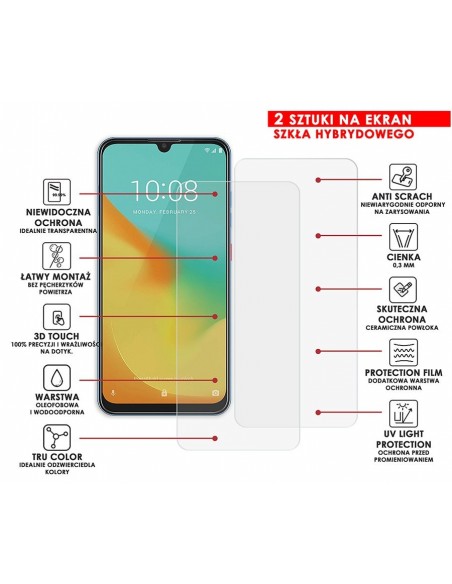 PANCERNE SZKŁO HYBRYDOWE ZTE BLADE V10 VITA