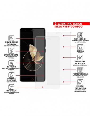 PANCERNE SZKŁO HYBRYDOWE ZTE NUBIA Z17