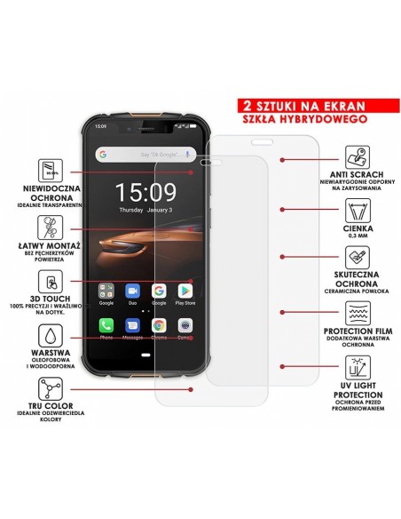 PANCERNE SZKŁO HYBRYDOWE ULEFONE 5S