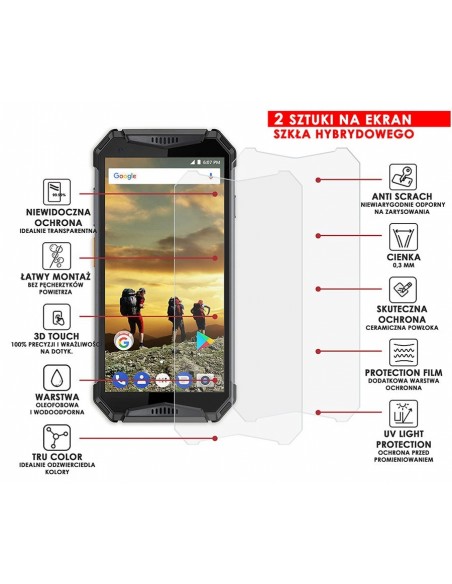 PANCERNE SZKŁO HYBRYDOWE ULEFONE ARMOR 3T