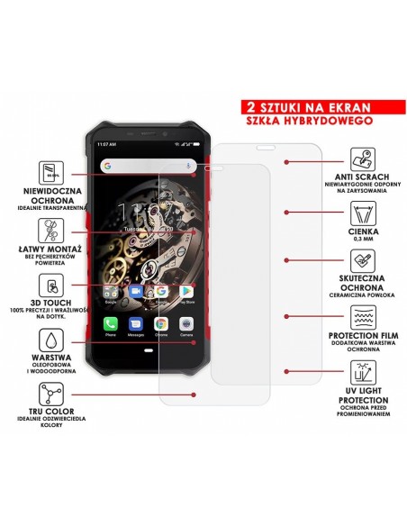PANCERNE SZKŁO HYBRYDOWE ULEFONE ARMOR X5