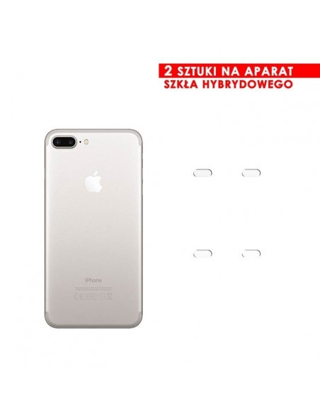 PANCERNE SZKŁO HYBRYDOWE IPHONE 7 PLUS I APARAT