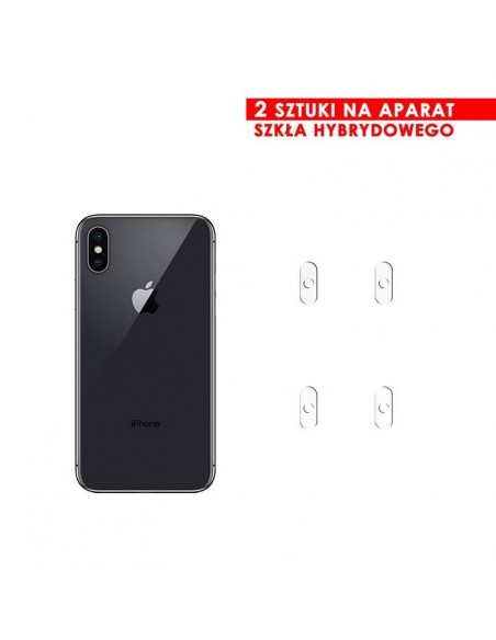 PANCERNE SZKŁO HYBRYDOWE IPHONE X I APARAT