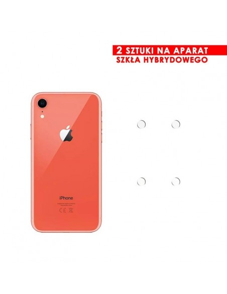 PANCERNE SZKŁO HYBRYDOWE IPHONE XR I APARAT