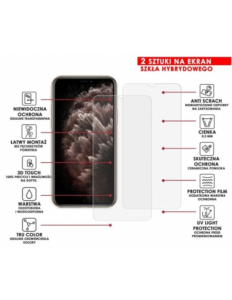 Caseroom.pl - PANCERNE SZKŁO HYBRYDOWE IPHONE 11 PRO I APARAT