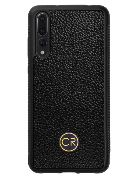 Etui premium skórzane, case na smartfon HUAWEI P20 PRO. Skóra floater czarna ze złotą blaszką. Etui premium skórzane, case na smartfon HUAWEI P20 PRO. Skóra floater czarna ze złotą blaszką.