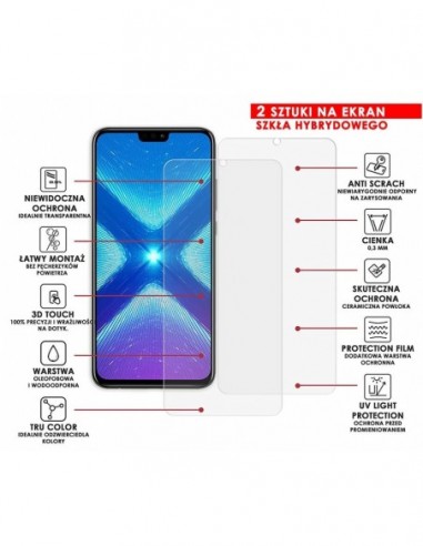 PANCERNE SZKŁO HYBRYDOWE HUAWEI HONOR...