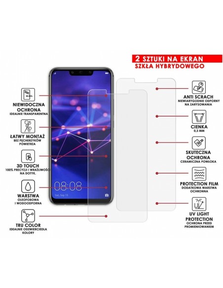 PANCERNE SZKŁO HYBRYDOWE HUAWEI MATE 20 LITE I APARAT
