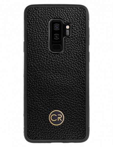 Etui premium skórzane, case na smartfon SAMSUNG GALAXY S9 PLUS. Skóra floater czarna ze złotą blaszką. Etui premium skórzane, case na smartfon SAMSUNG GALAXY S9 PLUS. Skóra floater czarna ze złotą blaszką.