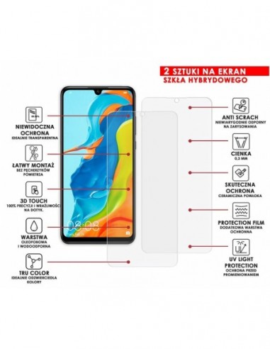 PANCERNE SZKŁO HYBRYDOWE HUAWEI P30...