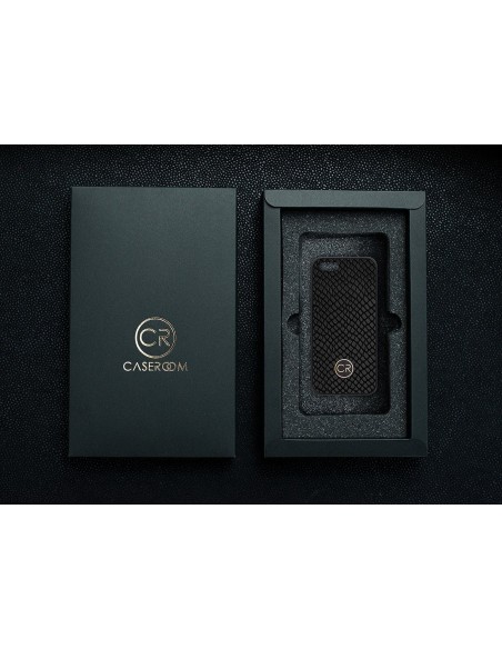 APPLE iPhone SE (2016) - skóra iguana czarna