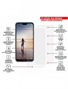 Caseroom.pl - PANCERNE SZKŁO HYBRYDOWE HUAWEI P20 LITE I APARAT 2