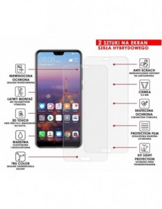 Caseroom.pl - PANCERNE SZKŁO HYBRYDOWE HUAWEI P20 PRO I APARAT 2