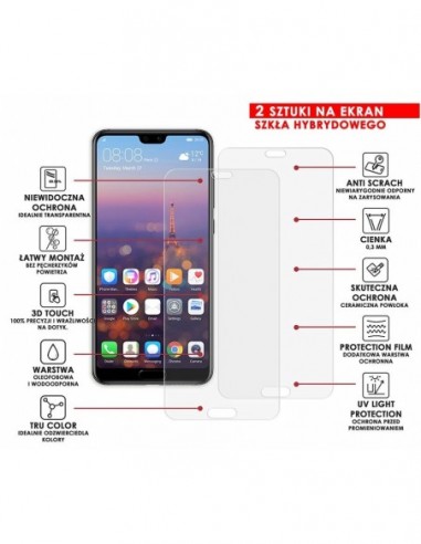 PANCERNE SZKŁO HYBRYDOWE HUAWEI P20...