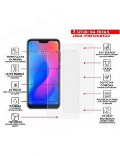 Caseroom.pl - PANCERNE SZKŁO HYBRYDOWE XIAOMI MI A2 LITE I APARAT 2