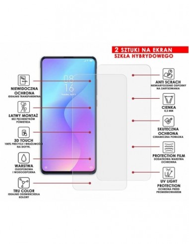 PANCERNE SZKŁO HYBRYDOWE XIAOMI MI 9T...