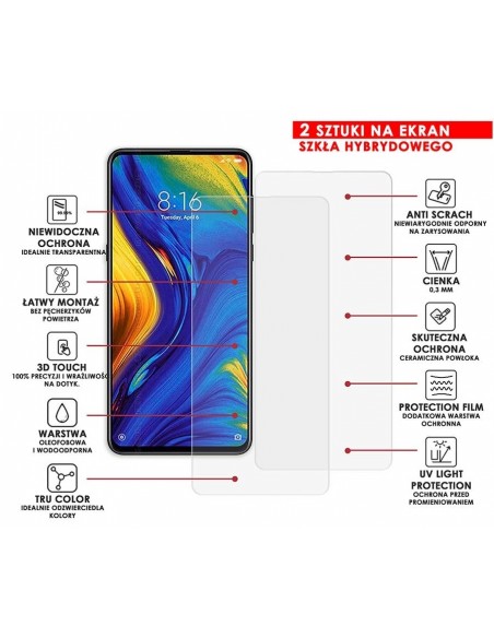 PANCERNE SZKŁO HYBRYDOWE XIAOMI MI MIX 3 I APARAT
