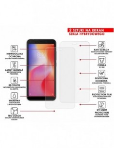 Caseroom.pl - PANCERNE SZKŁO HYBRYDOWE XIAOMI REDMI 4X I APARAT 2