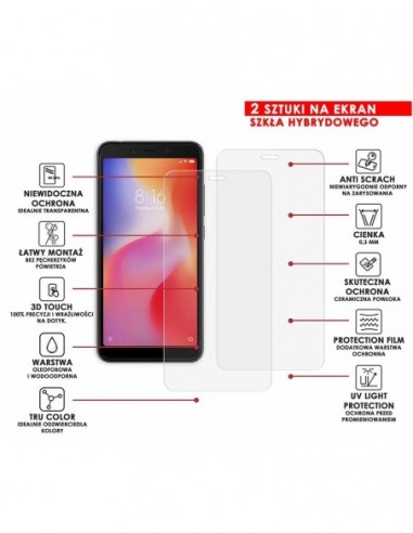 PANCERNE SZKŁO HYBRYDOWE XIAOMI REDMI... PANCERNE SZKŁO HYBRYDOWE XIAOMI REDMI...
