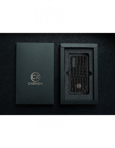 HUAWEI P30 - skóra krokodyl czarna