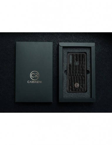 HUAWEI P SMART Z - skóra krokodyl czarna